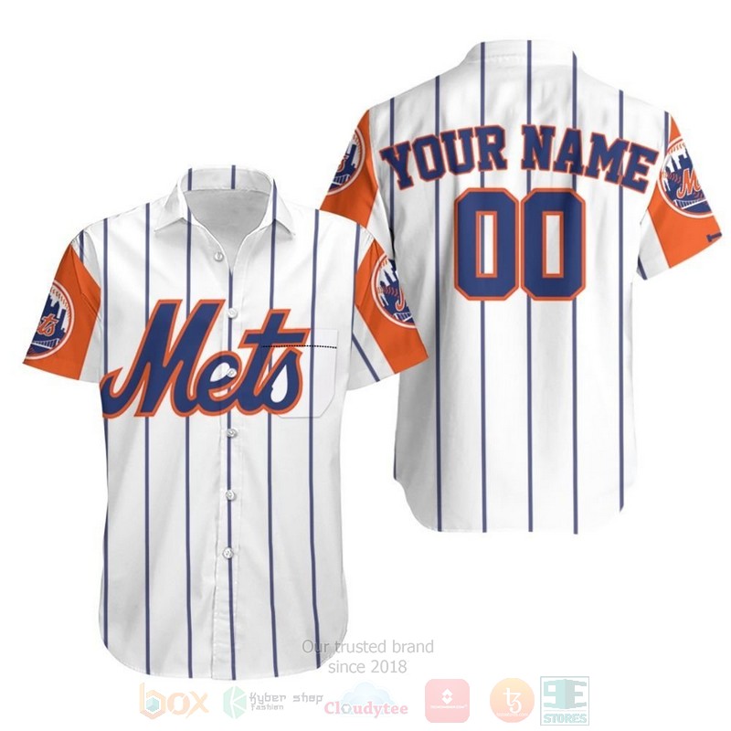 MLB New York Mets Personalized Hawaiian Shirt