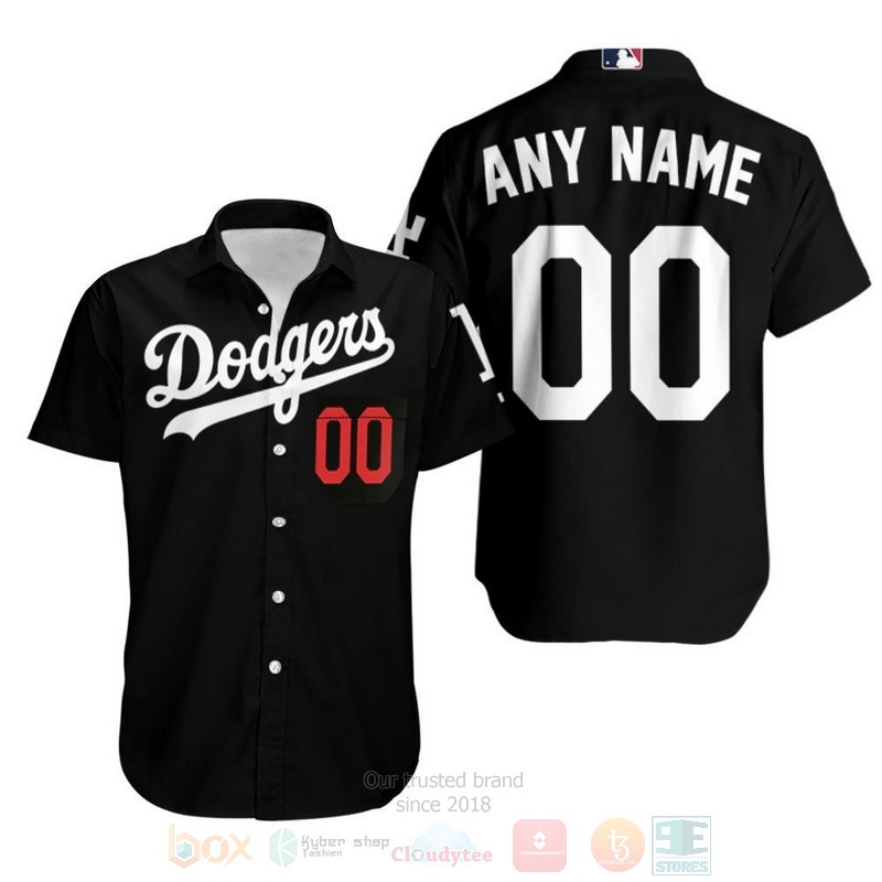 MLB Personalized Los Angeles Dodgers 2020 Black Hawaiian Shirt
