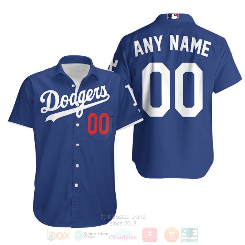 MLB Personalized Los Angeles Dodgers 2020 Blue Hawaiian Shirt