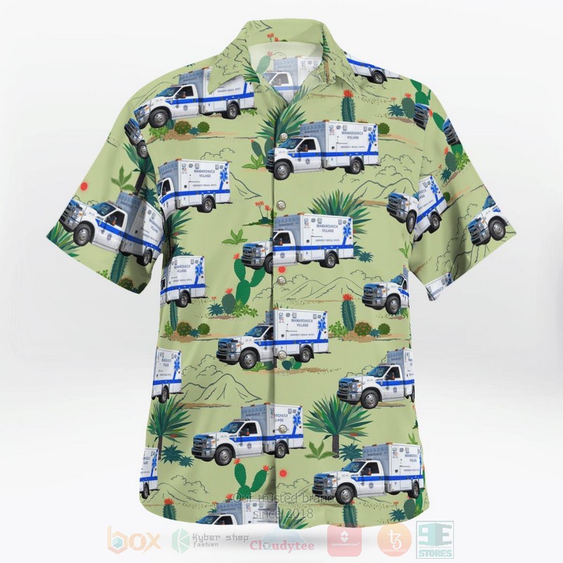 Mamaroneck New York Mamaroneck EMS Hawaiian Shirt 1 2