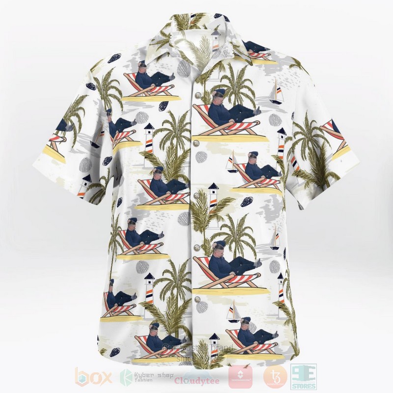 Man and Lighthouse In The Sea Hawaiian Shirt 1 2