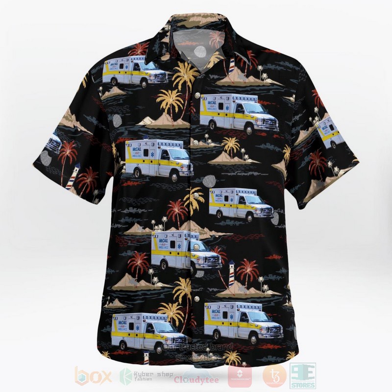 McCall Ambulance Service Dorchester Boston Massachusetts Hawaiian Shirt 1