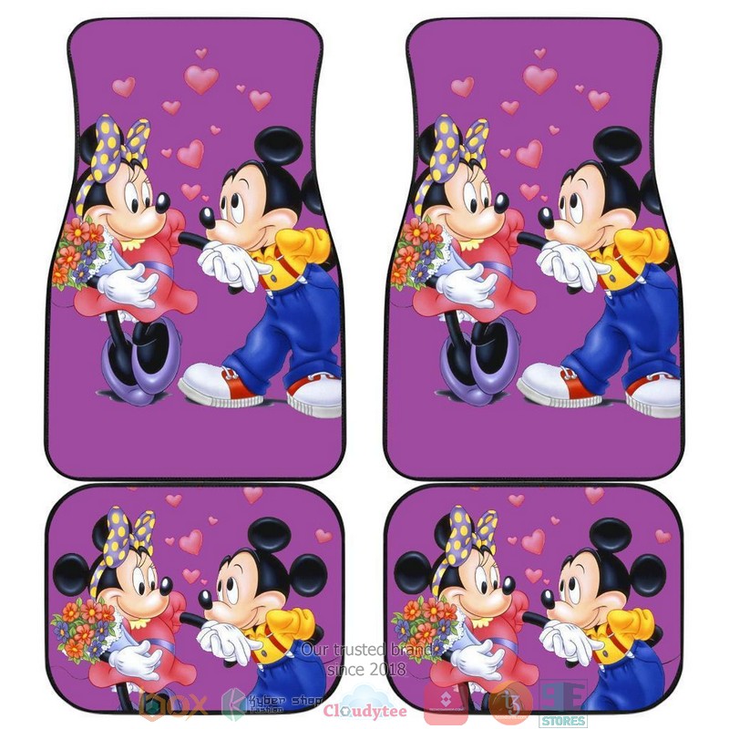 Mickey And Minnie Mouse Disney Car Floor Mats
