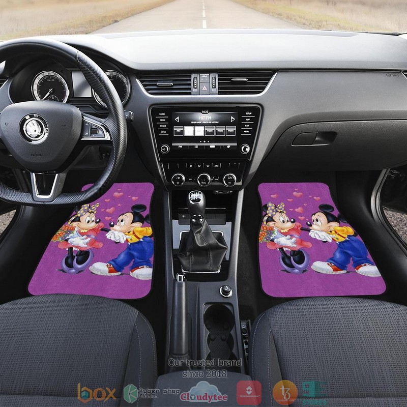 Mickey And Minnie Mouse Disney Car Floor Mats 1