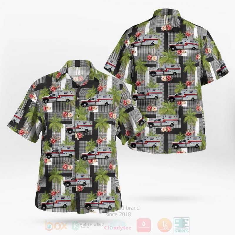 Middletown Indiana Middletown Fall Creek Township Emergency Medical Services Hawaiian Shirt