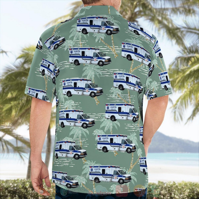 Milwaukee Wisconsin Curtis Ambulance Hawaiian Shirt 1 2 3