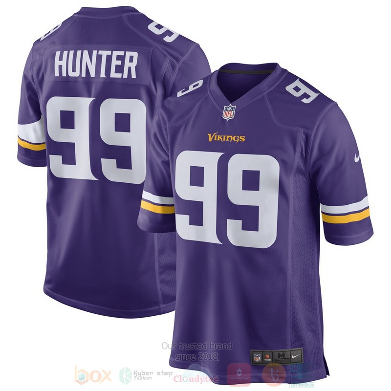 Minnesota Vikings Danielle Hunter Purple Football Jersey