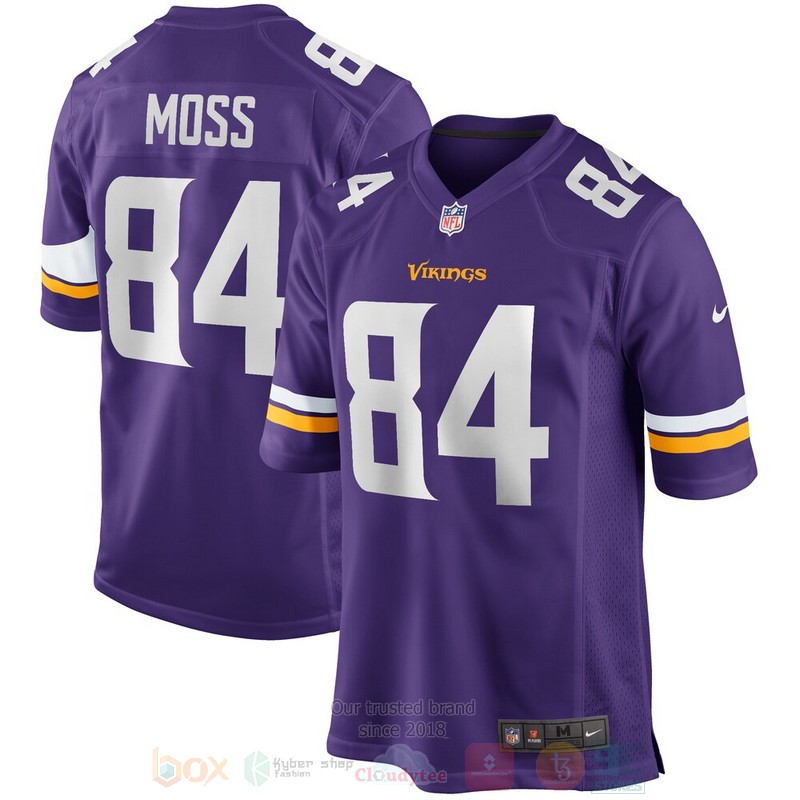 Minnesota Vikings Randy Moss Purple Football Jersey