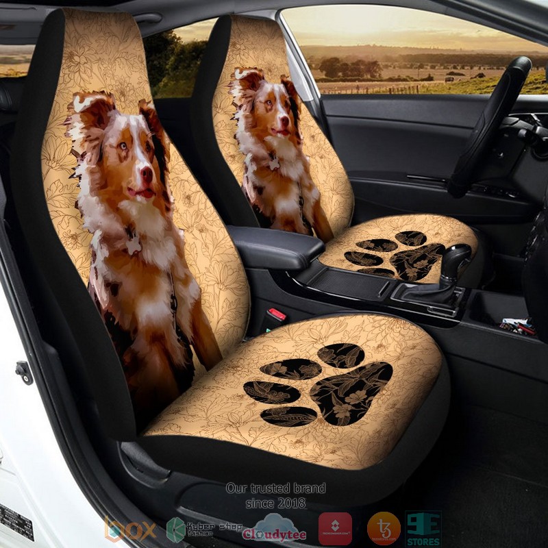 Mixed Breed Cute Dog Car Seat Covers 1