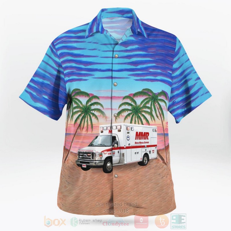 Mobile Medical Response Saginaw Michigan Fleet Hawaiian Shirt 1