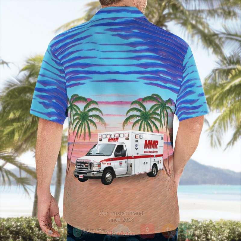 Mobile Medical Response Saginaw Michigan Fleet Hawaiian Shirt 1 2 3