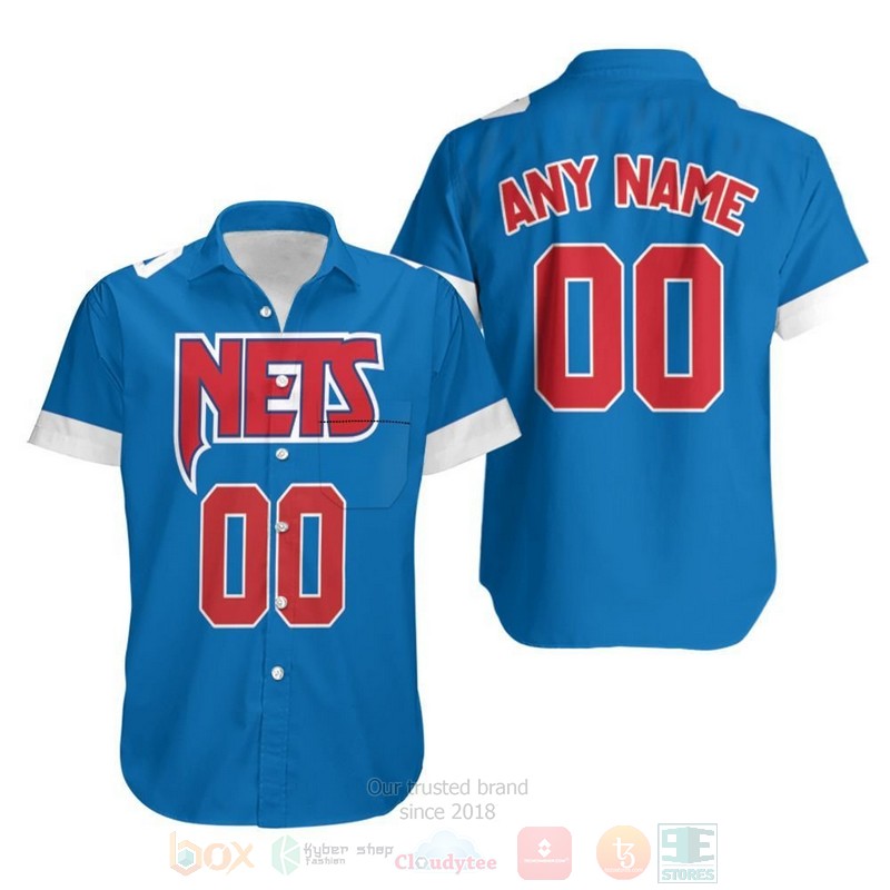 NBA Personalized Brooklyn Nets City 2021 Blue Hawaiian Shirt