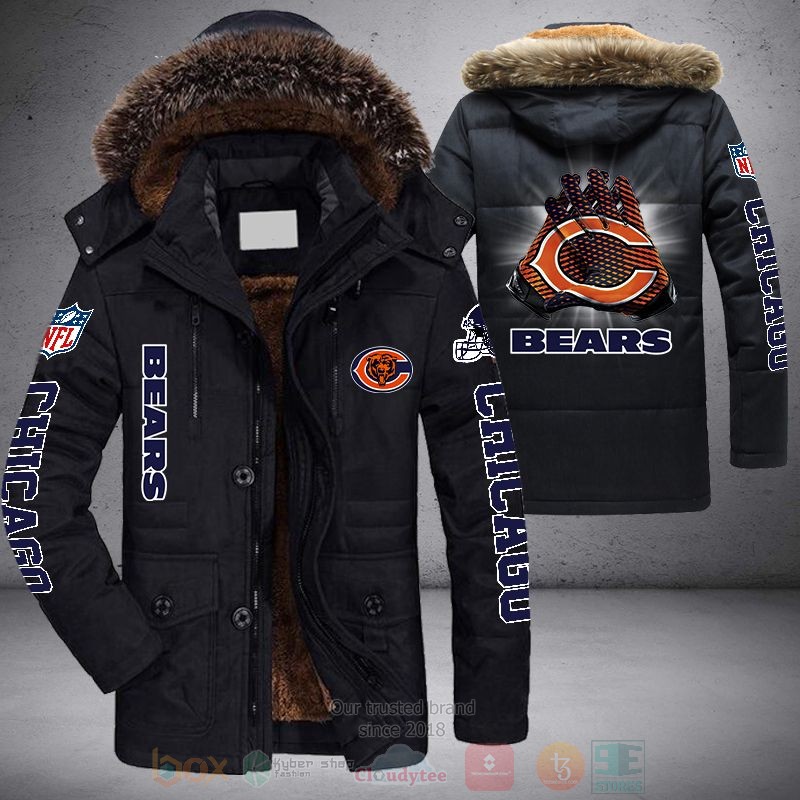 NFL Chicago Bears Gloves Parka Jacket