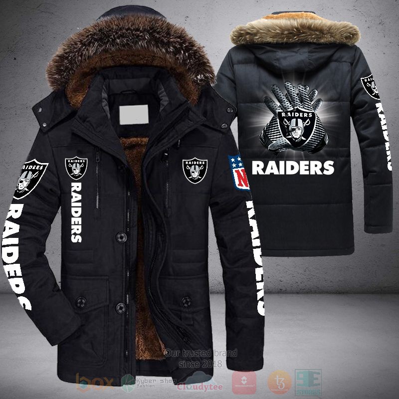 NFL Las Vegas Raiders Gloves Parka Jacket