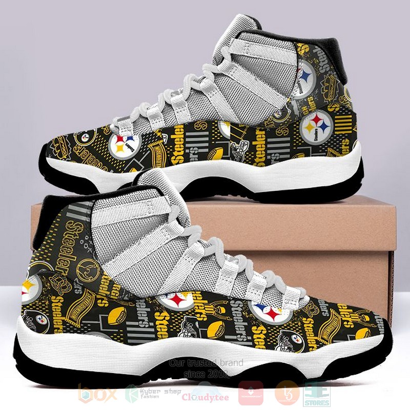 NFL Pittsburgh Steelers Air Jordan 11 Shoes