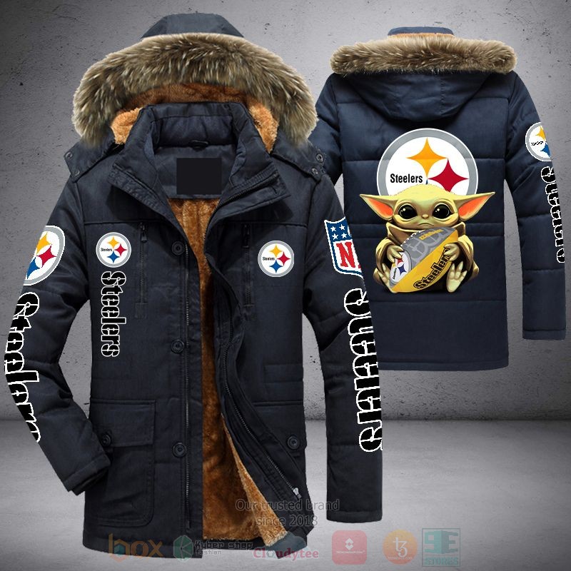 NFL Pittsburgh Steelers Baby Yoda Parka Jacket