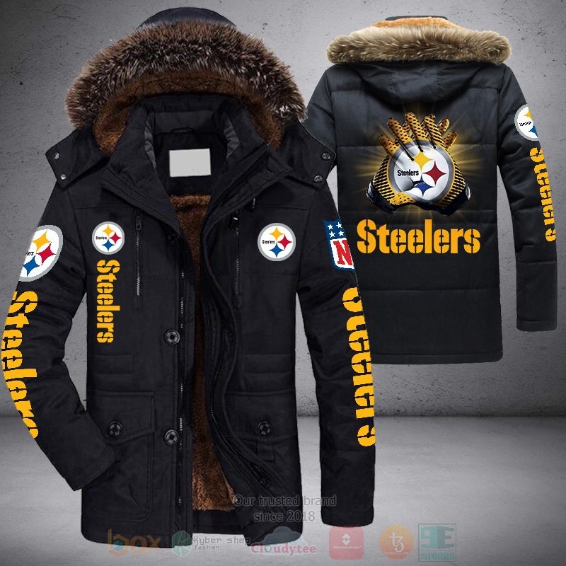 NFL Pittsburgh Steelers Gloves Parka Jacket