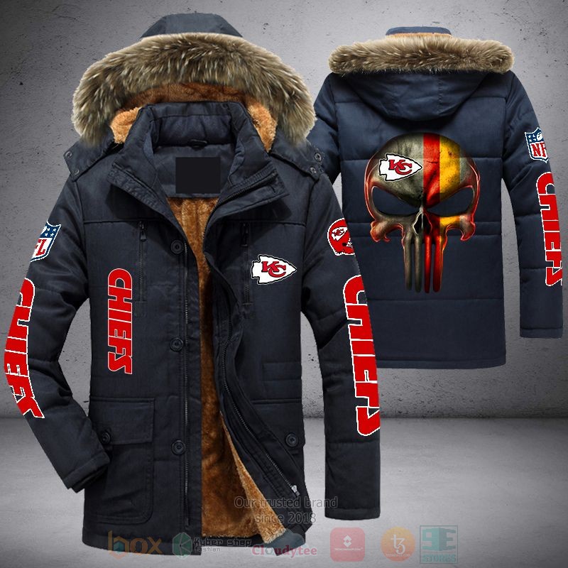NFL San Francisco 49ers Skulls PunisherParka Jacket 1