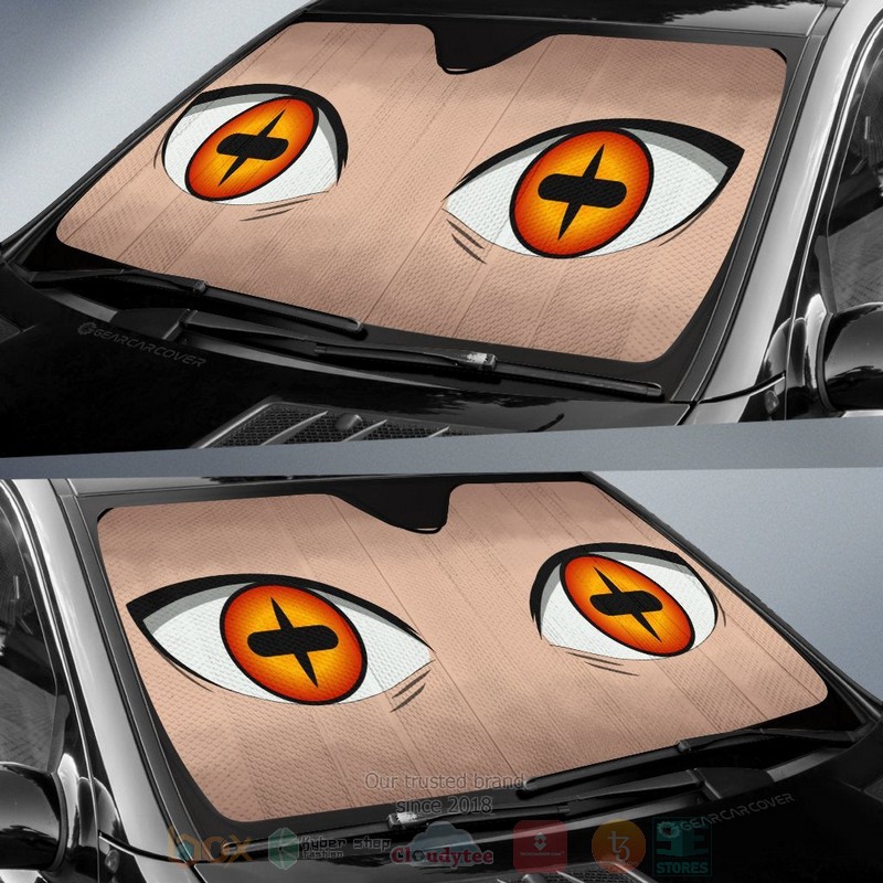 Naruto Eyes Naruto Sage Mode Anime Car Sunshade 1