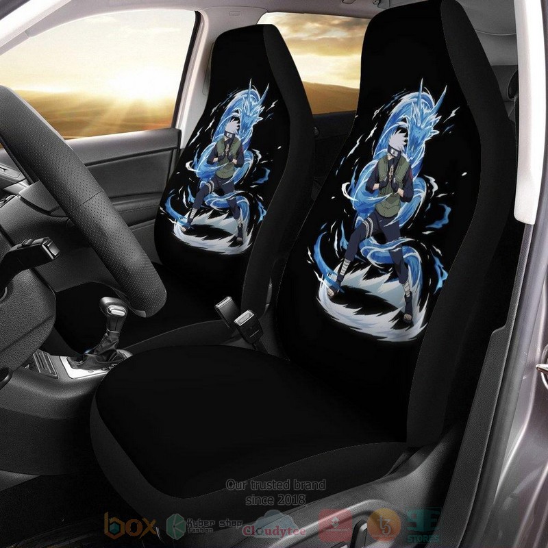 Naruto Kakashi Water Style Black Car Seat Cover