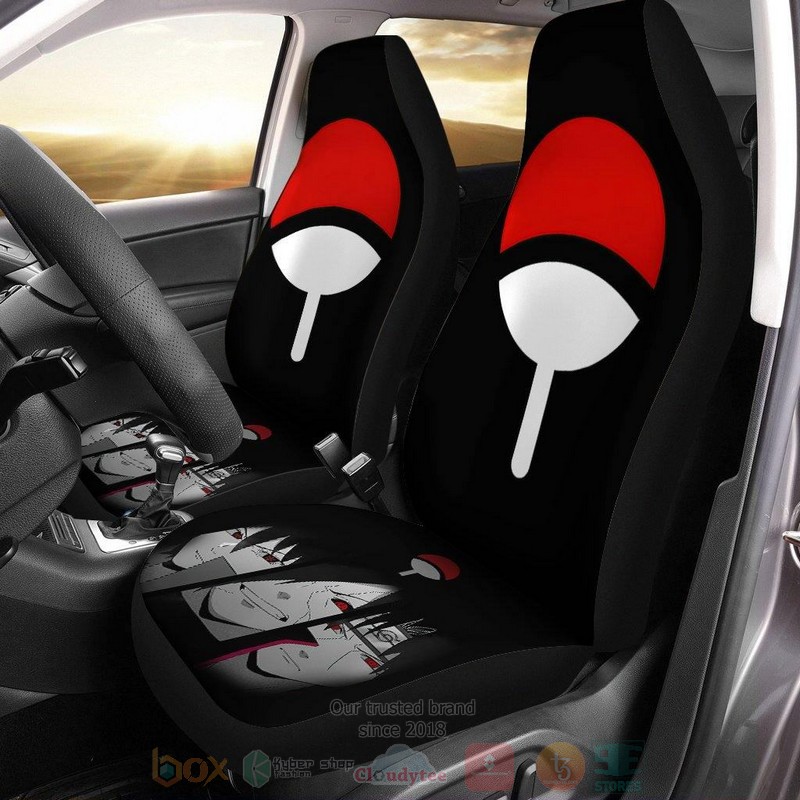 Naruto Uchiha Clan Members Car Seat Cover