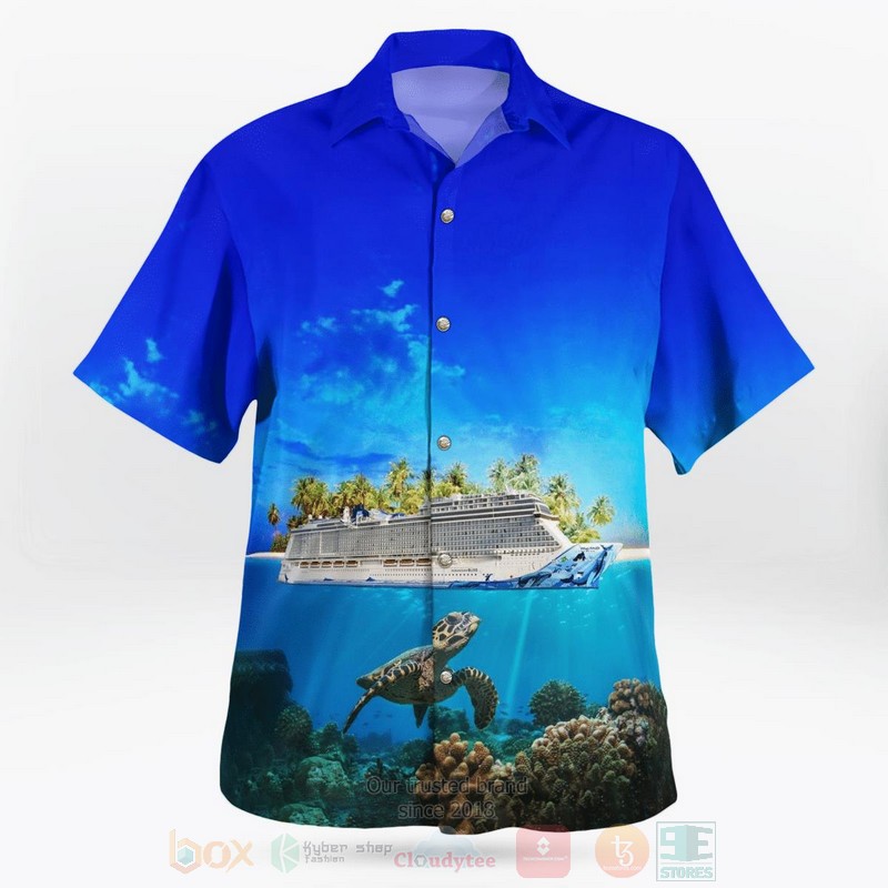 Norwegian Cruise Line Norwegian Bliss Hawaiian Shirt 1