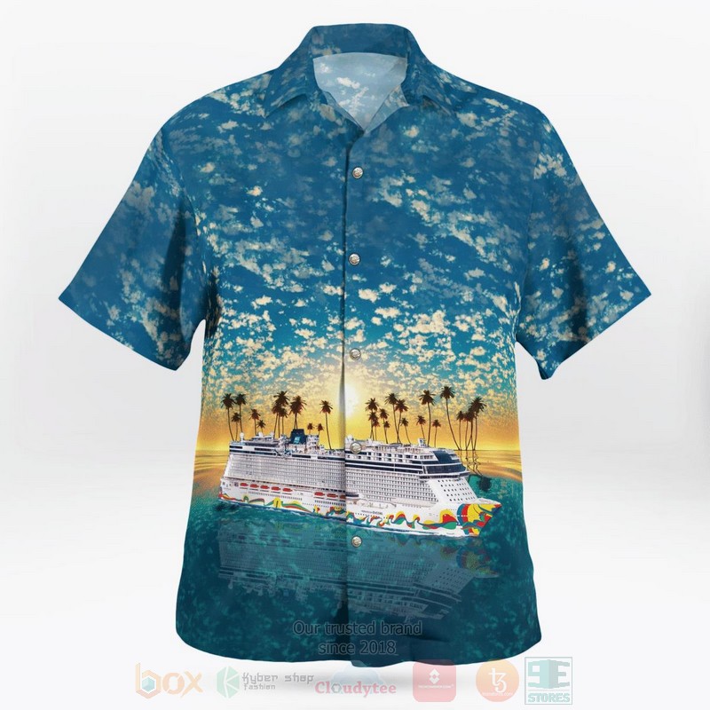 Norwegian Cruise Line Norwegian Encore Hawaiian Shirt 1