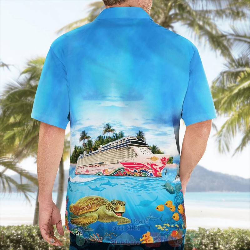 Norwegian Cruise Line Norwegian Joy Hawaiian Shirt 1 2 3