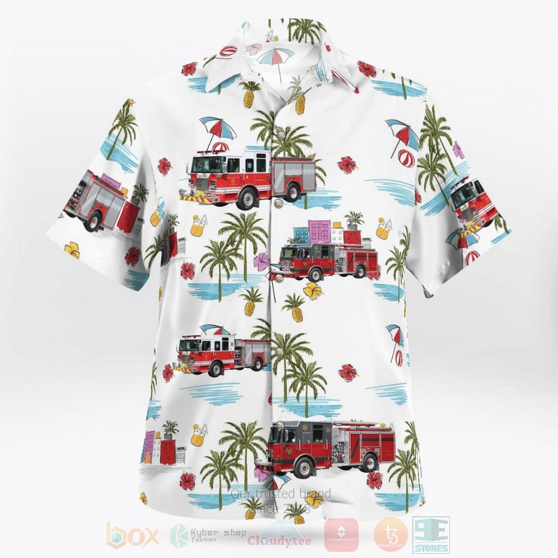 Ormond Beach Florida Ormond Beach Fire Department Hawaiian Shirt 1 2