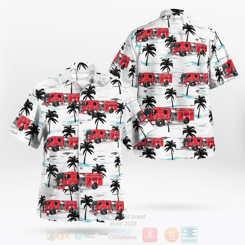 Parker County ESD 1 Texas Hawaiian Shirt