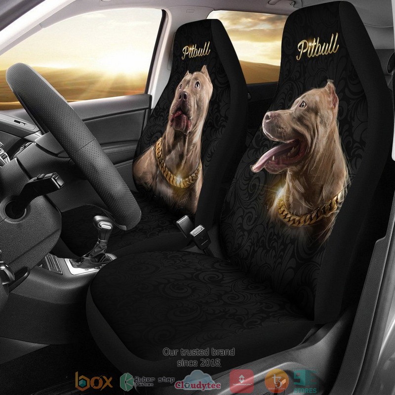 Pitbull Dog Car Seat Covers