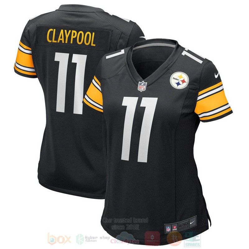 Pittsburgh Steelers Chase Claypool Black Football Jersey