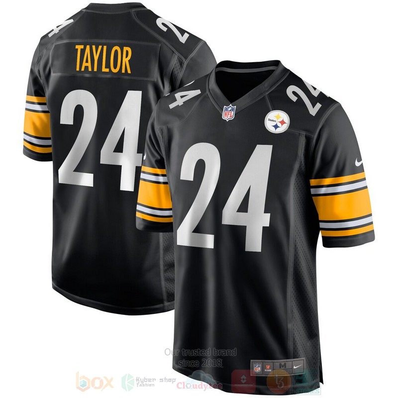 Pittsburgh Steelers Ike Taylor Black Football Jersey
