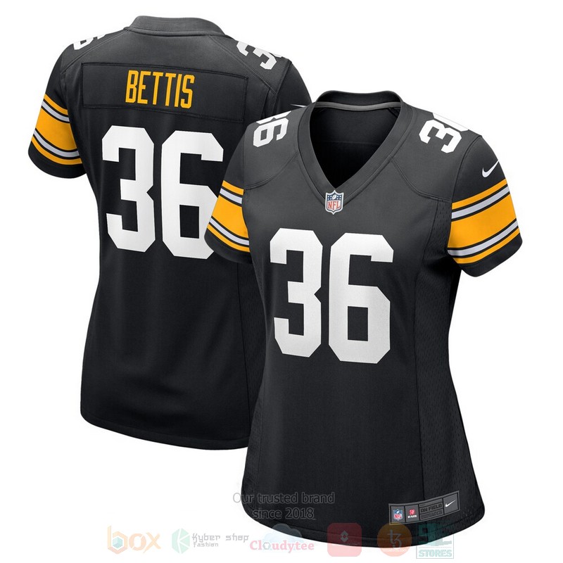Pittsburgh Steelers Jerome Bettis Black Retired Football Jersey