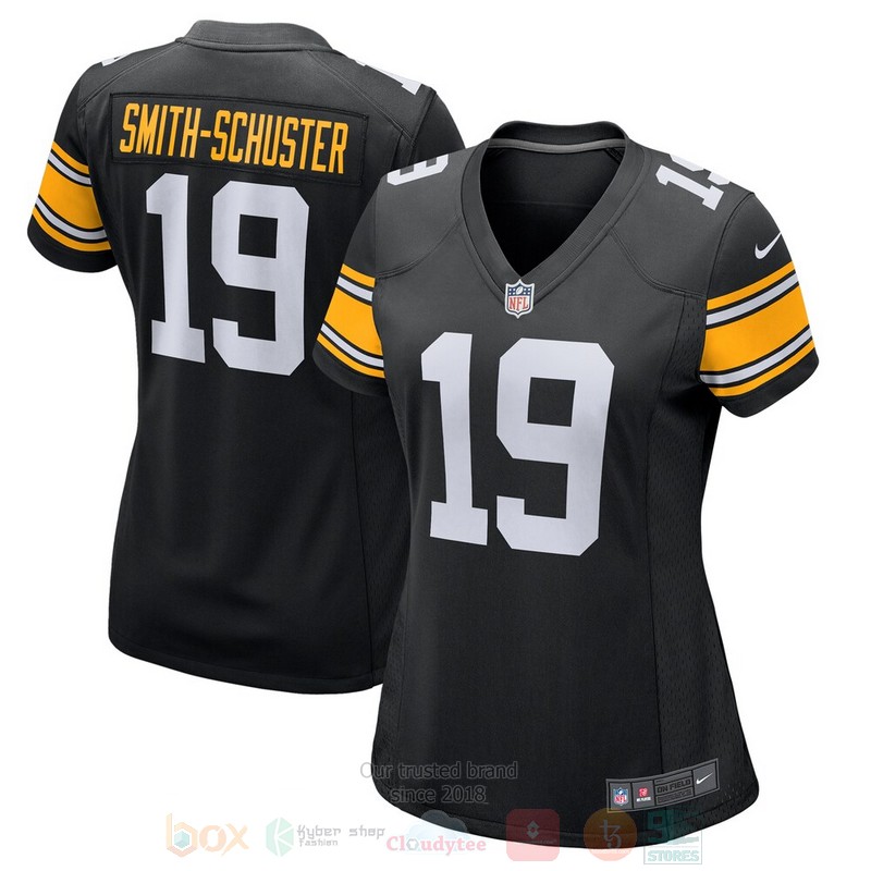 Pittsburgh Steelers JuJu Smith Schuster Black Alternate Football Jersey