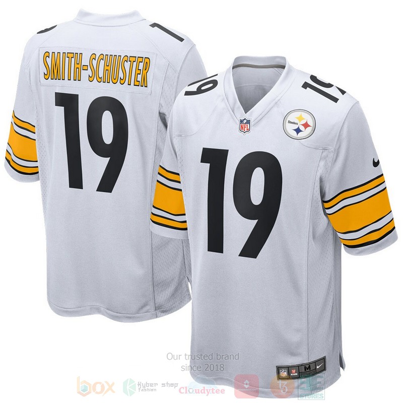 Pittsburgh Steelers JuJu Smith Schuster White Football Jersey