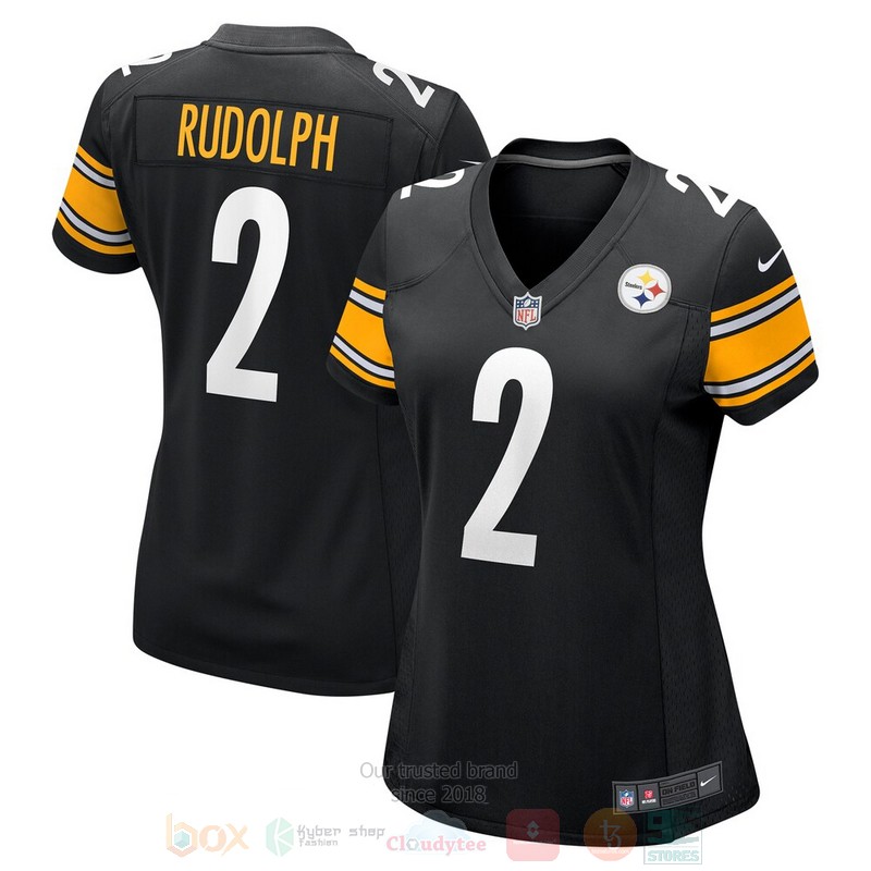 Pittsburgh Steelers Mason Rudolph Black Football Jersey