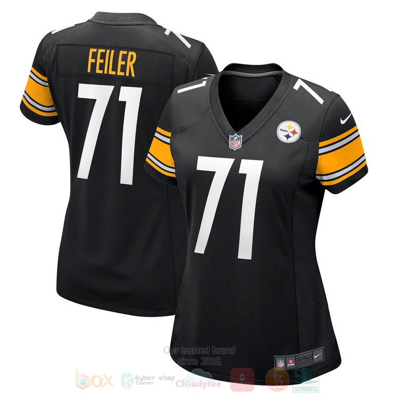 Pittsburgh Steelers Matt Feiler Black Football Jersey
