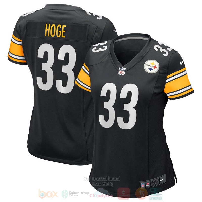 Pittsburgh Steelers Merril Hoge Black Football Jersey