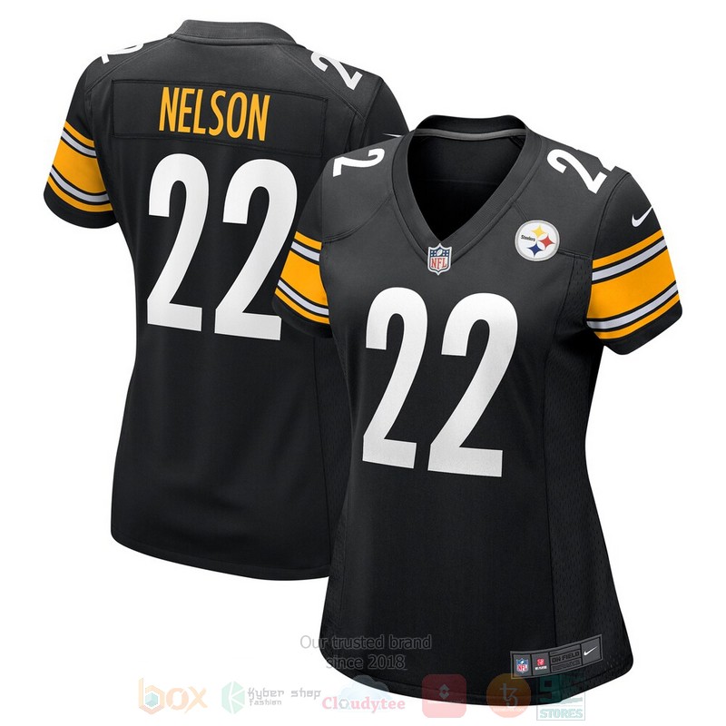Pittsburgh Steelers Steven Nelson Black Football Jersey