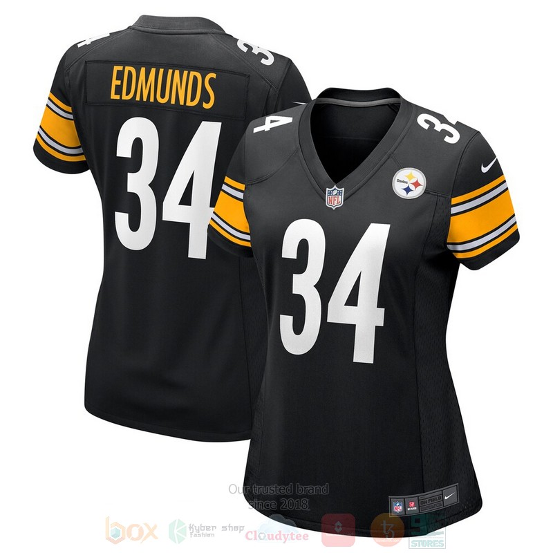 Pittsburgh Steelers Terrell Edmunds Black Football Jersey