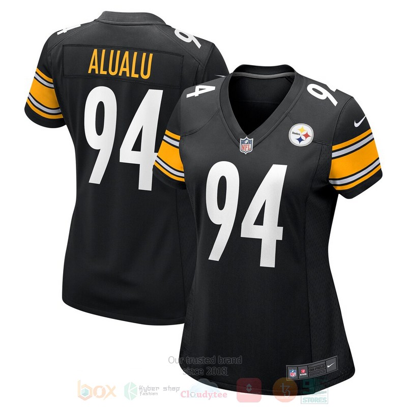 Pittsburgh Steelers Tyson Alualu Black Football Jersey