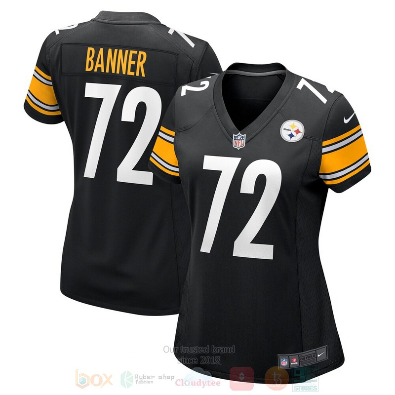 Pittsburgh Steelers Zach Banner Black Football Jersey