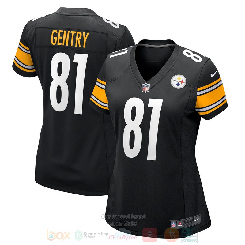 Pittsburgh Steelers Zach Gentry Black Football Jersey