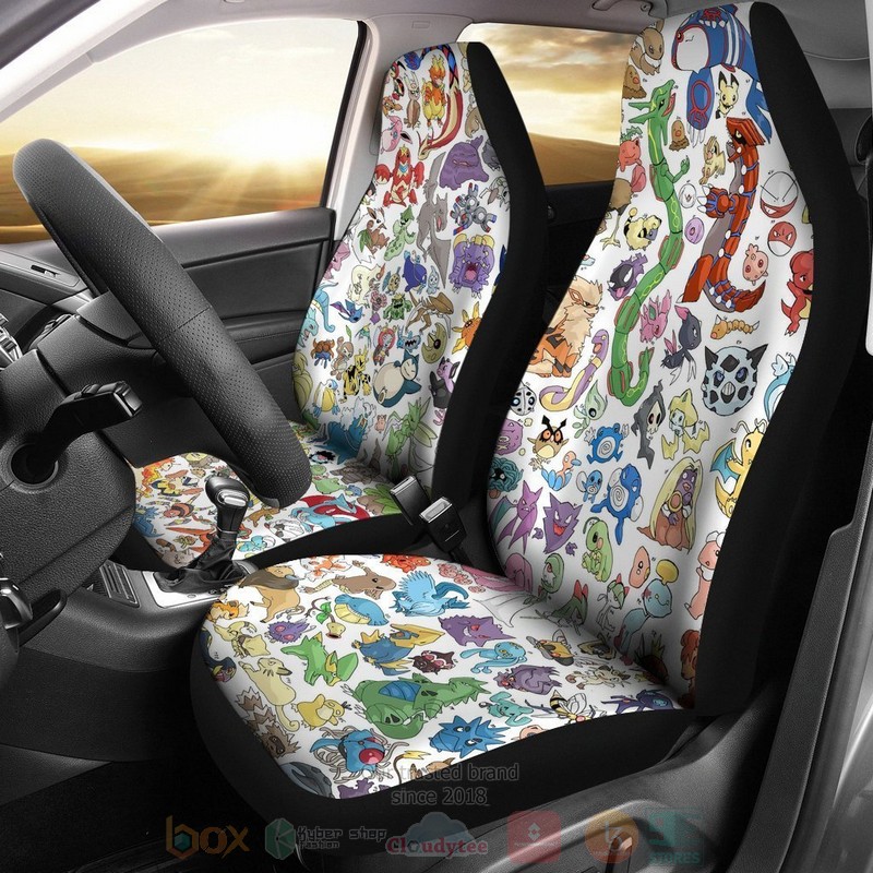Pokemon Cartoon Amazing Car Seat Cover