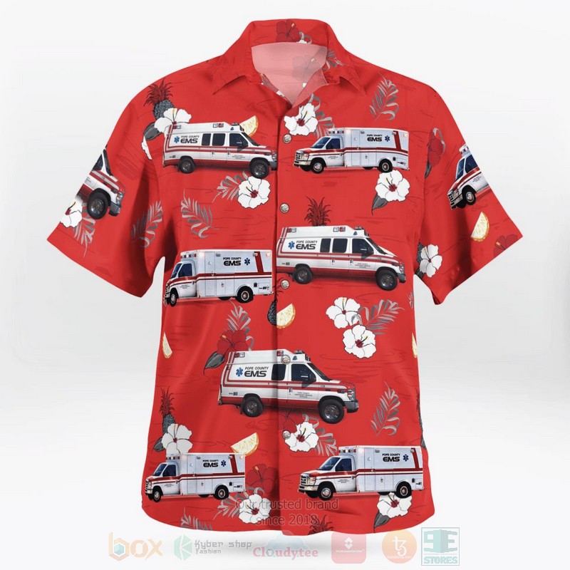 Pope County EMS Hawaiian Shirt 1 2