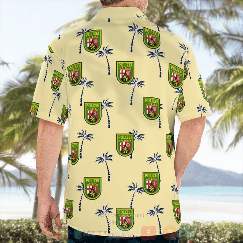Rhineland Palatinate Police Patch Hawaiian Shirt 1 2 3
