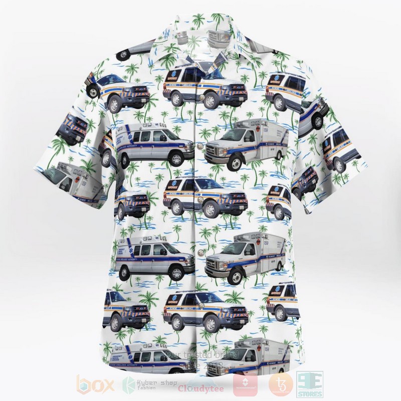 Richmond Ambulance Authority Virginia Fleet Hawaiian Shirt 1