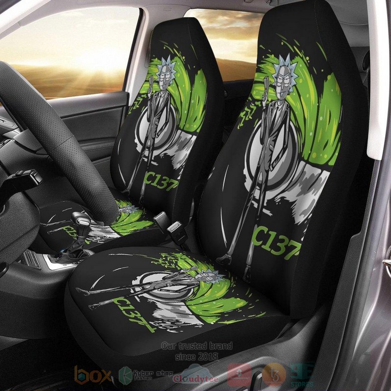 Rick and Morty C137 Car Seat Cover