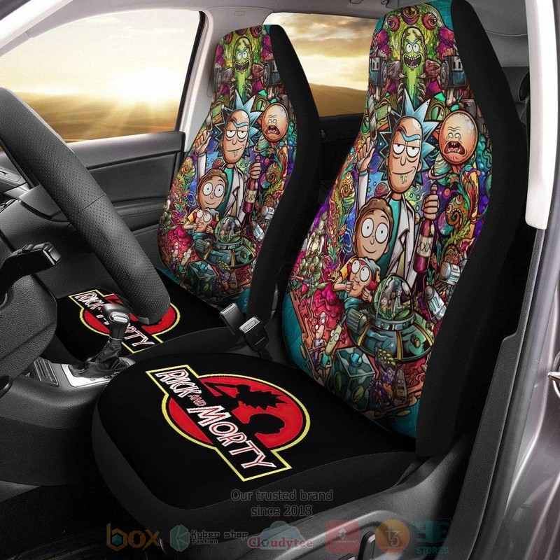 Rick and Morty Car Seat Cover